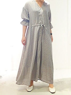 「RAY CASSIN（レイカズン）のアイテム（スリッポン）」を使った、Raycassin_officialさん（レディース・154cm）の夏コーディネート
