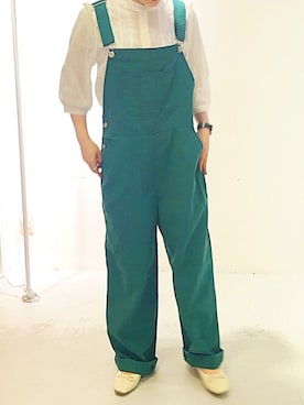 「DOUBLE NAME（ダブルネーム）のアイテム（オールインワン・サロペット）」を使った、Raycassin_officialさん（レディース・154cm）の夏コーディネート