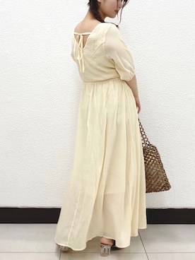 「RAY CASSIN（レイカズン）のアイテム（ワンピース/ドレス）」を使った、Raycassin_officialさん（レディース・155cm）の夏コーディネート