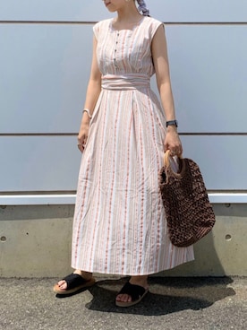 「綺麗めコーデ」｜「アイテム（ワンピース）」を使った、Raycassin_officialさん（レディース・160cm）の夏コーディネート
