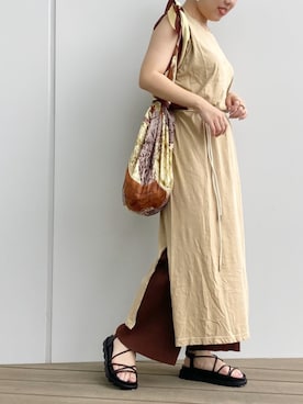 「frames RAY CASSIN（フレームスレイカズン）のアイテム」を使った、Raycassin_officialさん（レディース・148cm）の夏コーディネート