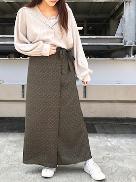 「袖ボリューム」｜Raycassin_officialさん（レディース・155cm）の夏コーディネート