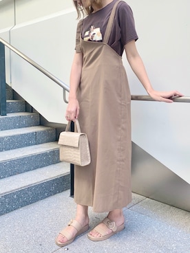「RAY CASSIN（レイカズン）のアイテム（ワンピース/ドレス）」を使った、Raycassin_officialさん（レディース・155cm）の夏コーディネート