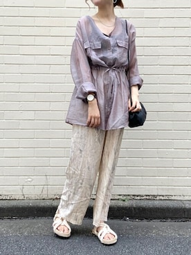 Raycassin_officialさん（レディース・164cm）の夏コーディネート