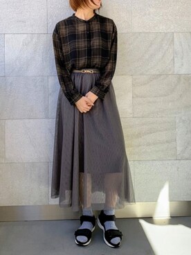 Raycassin_officialさん（レディース・164cm）の秋コーディネート