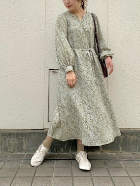 「RAY CASSIN（レイカズン）のアイテム（ワンピース/ドレス）」を使った、Raycassin_officialさん（レディース・167cm）の秋コーディネート