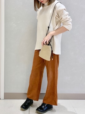 「frames RAY CASSIN（フレームスレイカズン）のアイテム」を使った、Raycassin_officialさん（レディース・155cm）の秋コーディネート