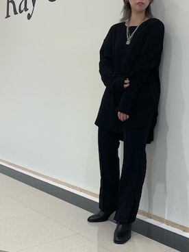 「ストレッチブーツ」｜Raycassin_officialさん（レディース・155cm）の秋コーディネート