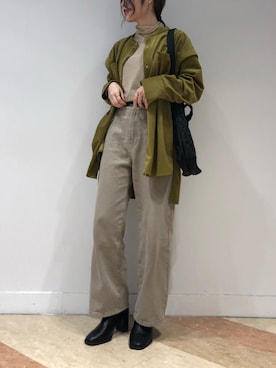 「Ray Cassin」｜「アイテム（ブルゾン）」を使った、Raycassin_officialさん（レディース・155cm）の秋コーディネート