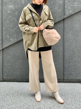 「frames RAY CASSIN（フレームスレイカズン）のアイテム」を使った、Raycassin_officialさん（レディース・155cm）の秋コーディネート