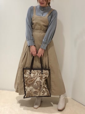 「RAY CASSIN（レイカズン）のアイテム（ワンピース/ドレス）」を使った、Raycassin_officialさん（レディース・154cm）の秋コーディネート