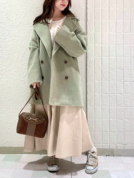 「153cm」｜「アイテム（ジャケット/アウター）」を使った、Raycassin_officialさん（レディース・153cm）の冬コーディネート