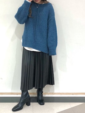 「大人めコーデ」｜Raycassin_officialさん（レディース・155cm）の冬コーディネート