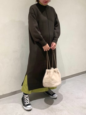 Raycassin_officialさん（レディース・155cm）の冬コーディネート