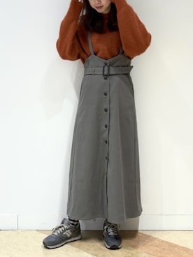 「もちもちニット」｜Raycassin_officialさん（レディース・155cm）の冬コーディネート