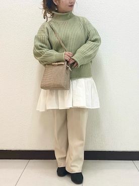 「RAY CASSIN（レイカズン）のアイテム（ワンピース/ドレス）」を使った、Raycassin_officialさん（レディース・148cm）の冬コーディネート