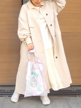 「レイカズン(Ray Cassin)」｜「アイテム（ジャケット/アウター）」を使った、Raycassin_officialさん（レディース・155cm）の冬コーディネート