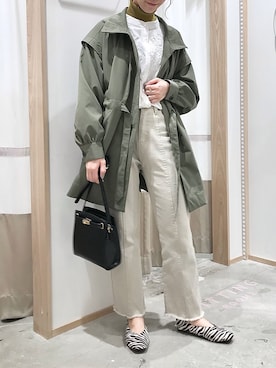 「Ray Cassin」｜「アイテム（ブルゾン）」を使った、Raycassin_officialさん（レディース・155cm）の春コーディネート