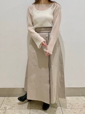 「ふんわりコーデ」｜Raycassin_officialさん（レディース・155cm）の春コーディネート