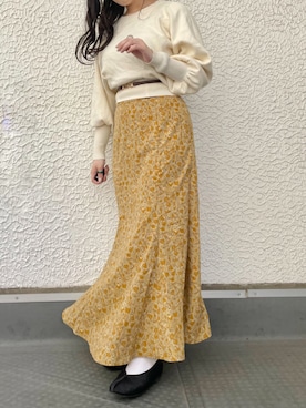 「マーメイドライン」｜Raycassin_officialさん（レディース・155cm）の春コーディネート