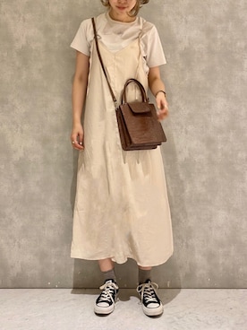 「RAY CASSIN（レイカズン）のアイテム（ハンドバッグ）」を使った、Raycassin_officialさん（レディース・155cm）の春コーディネート