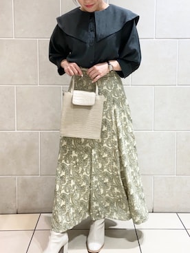 「ストレッチブーツ」｜Raycassin_officialさん（レディース・155cm）の春コーディネート