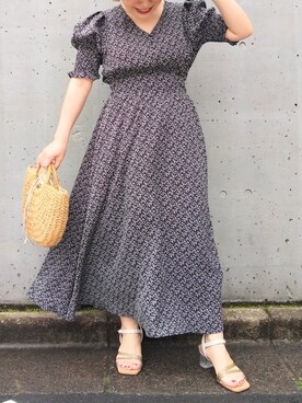「RAY CASSIN（レイカズン）のアイテム（帽子）」を使った、Raycassin_officialさん（レディース・155cm）の春コーディネート