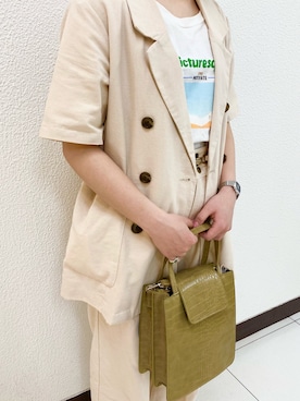 「Ray Cassin」｜「アイテム（ジャケット/アウター）」を使った、Raycassin_officialさん（レディース・147cm）の春コーディネート