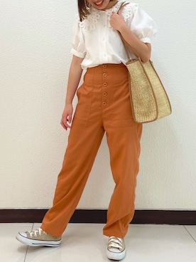 「レース衿」｜Raycassin_officialさん（レディース・155cm）の春コーディネート