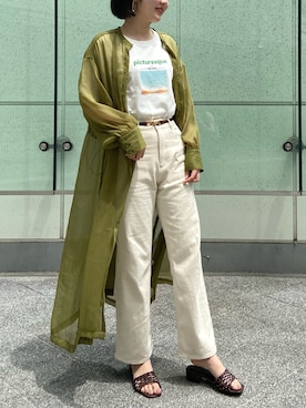 「Ray Cassin」｜「アイテム（ブルゾン）」を使った、Raycassin_officialさん（レディース・155cm）の春コーディネート