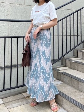 「RAY CASSIN（レイカズン）のアイテム（ハンドバッグ）」を使った、Raycassin_officialさん（レディース・155cm）の春コーディネート