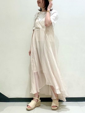 「RAY CASSIN（レイカズン）のアイテム（帽子）」を使った、Raycassin_officialさん（レディース・155cm）の春コーディネート