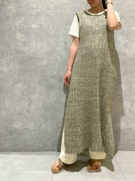 「RAY CASSIN（レイカズン）のアイテム（ワンピース/ドレス）」を使った、Raycassin_officialさん（レディース・148cm）の夏コーディネート