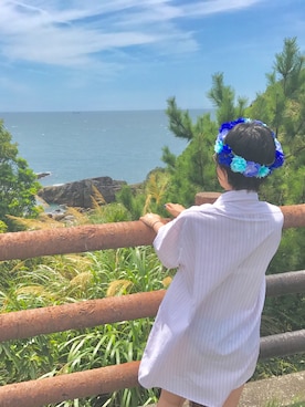 「Seaside」｜Äkariさん（レディース・162cm）の夏コーディネート