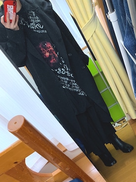 「Yohji Yamamoto（ヨウジヤマモト）のアイテム（トレンチコート）」を使った、N_tatsuさん（メンズ・176cm）の秋コーディネート