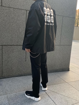 「スナップ」｜「アイテム（ジャケット/アウター）」を使った、ふくいさん（メンズ・168cm）の冬コーディネート