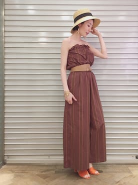 「STUDIOUS（ステュディオス）のアイテム（アクセサリー）」を使った、kiiさん（レディース・162cm）の春コーディネート