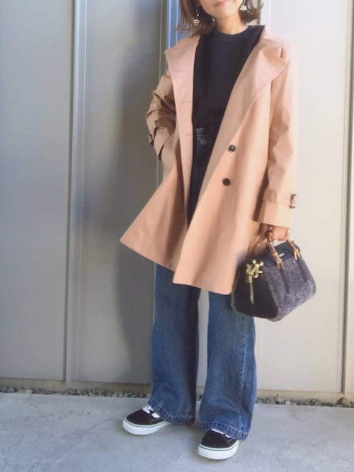 M Ao Rouge Vifのトレンチコートを使ったコーディネート Wear