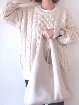 「アイテム（ラッピングキット、シルバー系）」を使った、m♡ao*さん（レディース・152cm）の冬コーディネート