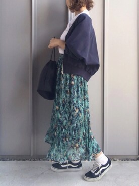 「平成最後のWEARISTAセンバツ」｜「アイテム（ブルゾン）」を使った、m♡ao*さん（レディース・152cm）の春コーディネート