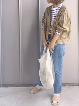 「平成最後のWEARISTAセンバツ」｜「アイテム（サンダル）」を使った、m♡ao*さん（レディース・152cm）の春コーディネート