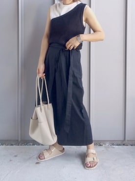 「3wayバッグ」｜m♡ao*さん（レディース・153cm）の夏コーディネート