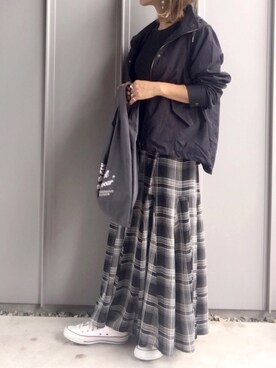 「Traditional Weatherwear」｜「アイテム（マウンテンパーカー）」を使った、m♡ao*さん（レディース・152cm）の秋コーディネート