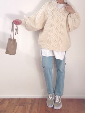 m♡ao*さん（レディース・152cm）の冬コーディネート