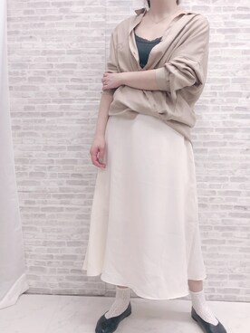 「カシュクール」｜ap retroさん（レディース・156cm）の春コーディネート