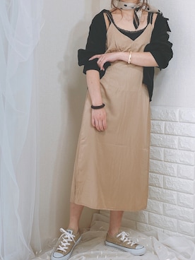 「ZOZOでしか買えない」｜「アイテム（財布/小物）」を使った、ap retroさん（レディース・156cm）の春コーディネート