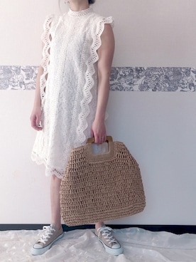 「ap retro（アプレトロ）のアイテム」を使った、ap retroさん（レディース・156cm）の春コーディネート