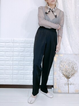 「ZOZOでしか買えない」｜「アイテム（財布/小物）」を使った、ap retroさん（レディース・156cm）の春コーディネート