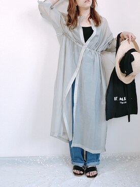 「ap retro（アプレトロ）のアイテム（帽子）」を使った、ap retroさん（レディース・156cm）の夏コーディネート