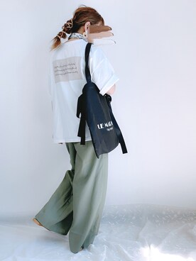 「ZOZOでしか買えない」｜「アイテム（財布/小物）」を使った、ap retroさん（レディース・156cm）の夏コーディネート